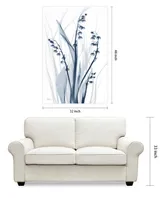 Empire Art Direct "Radiant Blues 2" Frameless Free Floating Tempered Glass Panel Graphic Wall Art, 48" x 32" x 0.2"