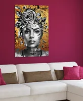 Empire Art Direct "Be Yourself Ii" Frameless Free Floating Tempered Glass Panel Graphic Wall Art, 48" x 32" x 0.2"