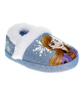 Disney Little Girls Frozen Anna and Elsa Confident Sisters Dual Sizes House Slippers