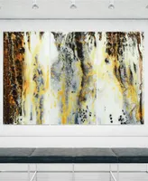 Empire Art Direct "Granite I Abc" Frameless Free Floating Tempered Glass Panel Graphic Wall Art Set of 3, 72" x 36" x 0.2" each - Multi