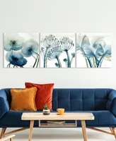 Empire Art Direct Unfocused Beauty 1 2 3 Frameless Free Floating Tempered Glass Panel Graphic Wall Art, 24" x 24" x 0.2" Each