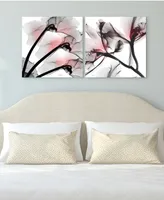 Empire Art Direct Coral Luster 1 2 Frameless Free Floating Tempered Glass Panel Graphic Wall Art, 24" x 24" x 0.2" Each