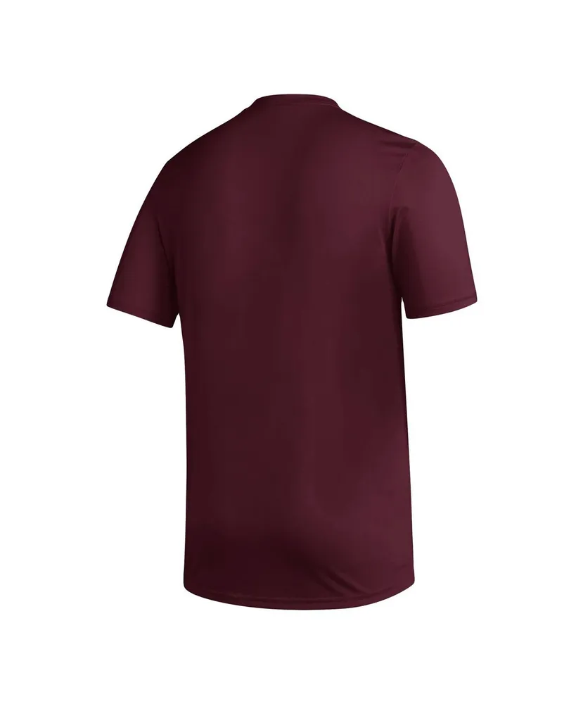 Men's adidas Maroon Texas A&M Aggies Aeroready Pregame T-shirt