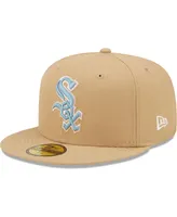 Men's New Era Tan Chicago White Sox 2005 World Series Sky Blue Undervisor 59FIFTY Fitted Hat