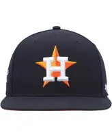 Men's '47 Brand Navy Houston Astros 2017 World Series Sure Shot Captain Snapback Hat