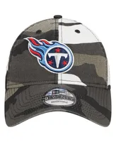 Preschool Boys and Girls New Era Camo Tennessee Titans 9TWENTY Adjustable Hat