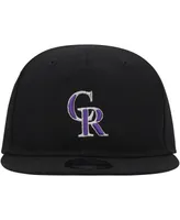 Infant Boys and Girls New Era Black Colorado Rockies My First 9FIFTY Adjustable Hat