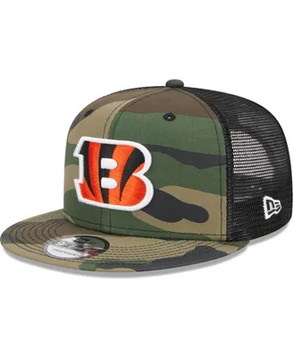 Men's New Era Camo Cincinnati Bengals Main Trucker 9FIFTY Snapback Hat