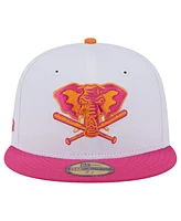 Men's New Era White, Pink Oakland Athletics 40th Team Anniversary 59FIFTY Fitted Hat