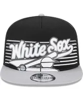 Men's New Era Black Chicago White Sox Speed Golfer Trucker Snapback Hat