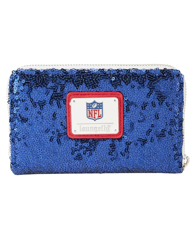 Women's Loungefly Buffalo Bills Sequin Zip-Around Wallet