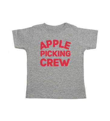 Sweet Wink Little and Big Boys Apple Picking Crew Short Sleeve T-Shirt