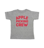 Sweet Wink Little and Big Boys Apple Picking Crew Short Sleeve T-Shirt