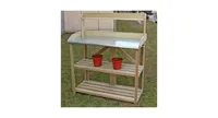 Garden Wooden Plant Bench Work Station