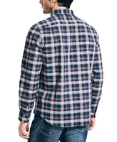 Nautica Men's Classic Fit Button Down Plaid Shirt