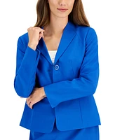 Le Suit Petite Two-Button Jacket & Pencil Skirt