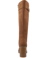 Journee Collection Women's Letice Wide Width Square Toe Platform Knee High Boots