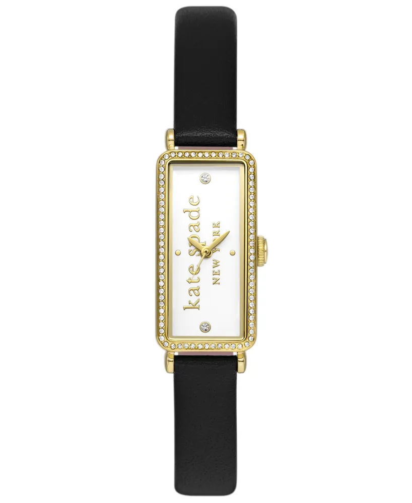 kate spade new york Women's Rosedale Three Hand Pro-Planet Leather Watch 32mm