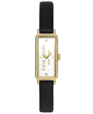 kate spade new york Women's Rosedale Three Hand Pro-Planet Leather Watch 32mm
