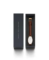 Daniel Wellington Unisex Classic Saint Mawes Brown Leather Watch 36mm