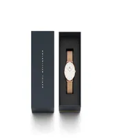 Daniel Wellington Women's Petite Melrose Rose Gold-Tone Stainless Steel Watch 36mm - Rose