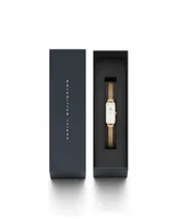 Daniel Wellington Women's Quadro Evergold Gold-Tone Stainless Steel Watch 20 x 26mm - Gold