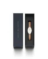 Daniel Wellington Women's Petite Melrose Rose Gold-Tone Stainless Steel Watch 32mm - Rose