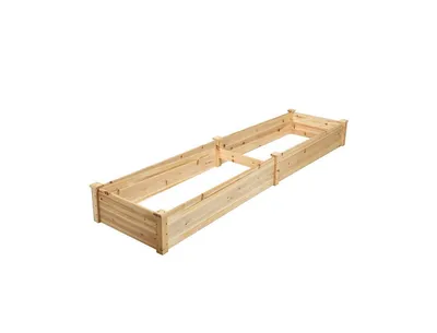 Wooden Vegetable Raised Garden Bed for Backyard Patio Balcony