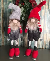 Santa's Workshop 24" Denim Gnomes, Set of 2