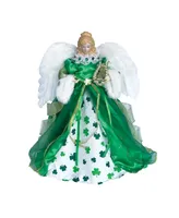 Santa's Workshop 15" Shamrock Angel Tree Topper