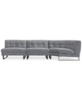 Closeout! Kathya 117" 3-Pc. Fabric Modular Sectional, Created for Macy's