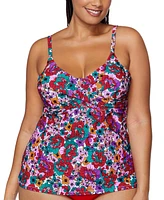 Raisins Curve Trendy Plus Aries Underwire Tankini Top