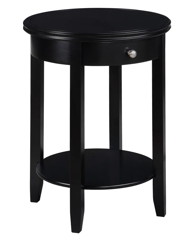 Convenience Concepts 18.25" Rubber wood Ah Baldwin End Table