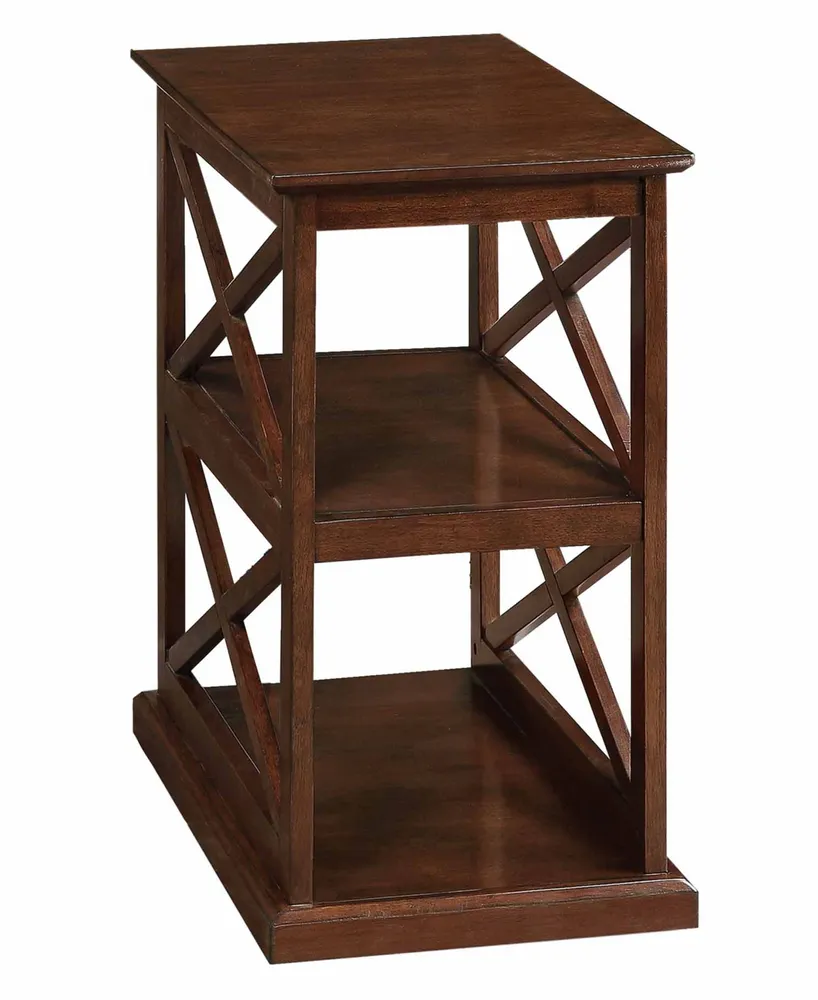 Convenience Concepts 14" Rubber wood Coventry Chairside End Table