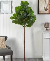 Nearly Natural 78" Artificial Fiddle Leaf Tree No Pot