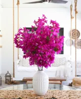 Nearly Natural 40" Artificial Bougainvillea Arrangement with Vase