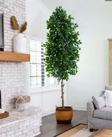 Nearly Natural 120" Artificial Ficus Tree