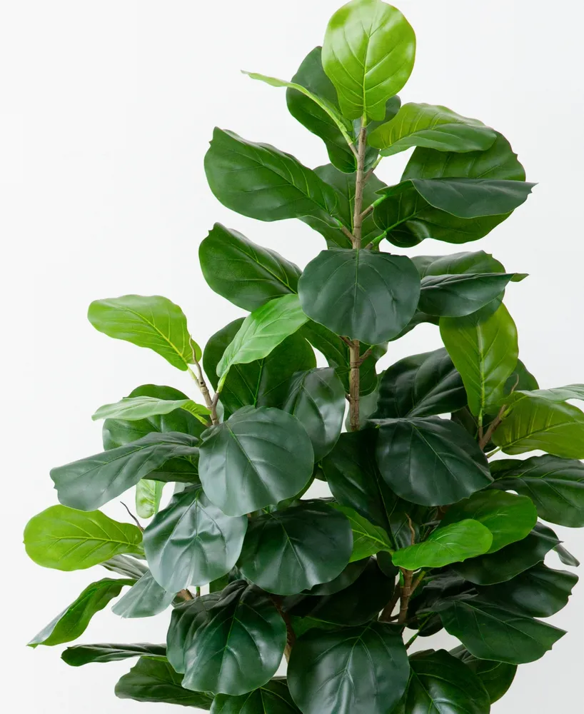 Nearly Natural 72" Artificial Fiddle Leaf Tree