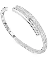 Swarovski Pave Crossover Bangle Bracelet