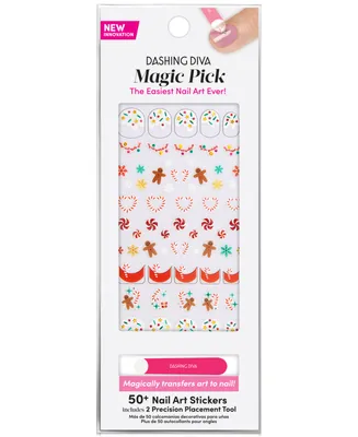 Dashing Diva Magic Pick 3D Nail Art Stickers