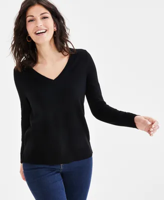 Style & Co Women's V-Neck Sweater, Created for Macy's