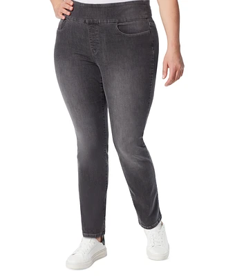 Gloria Vanderbilt Plus Amanda Pull-On Jeans, Regular & Short