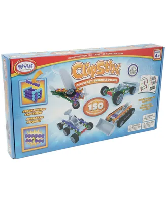 Popular Playthings Clipstix Deluxe Building Set, 150 Pieces