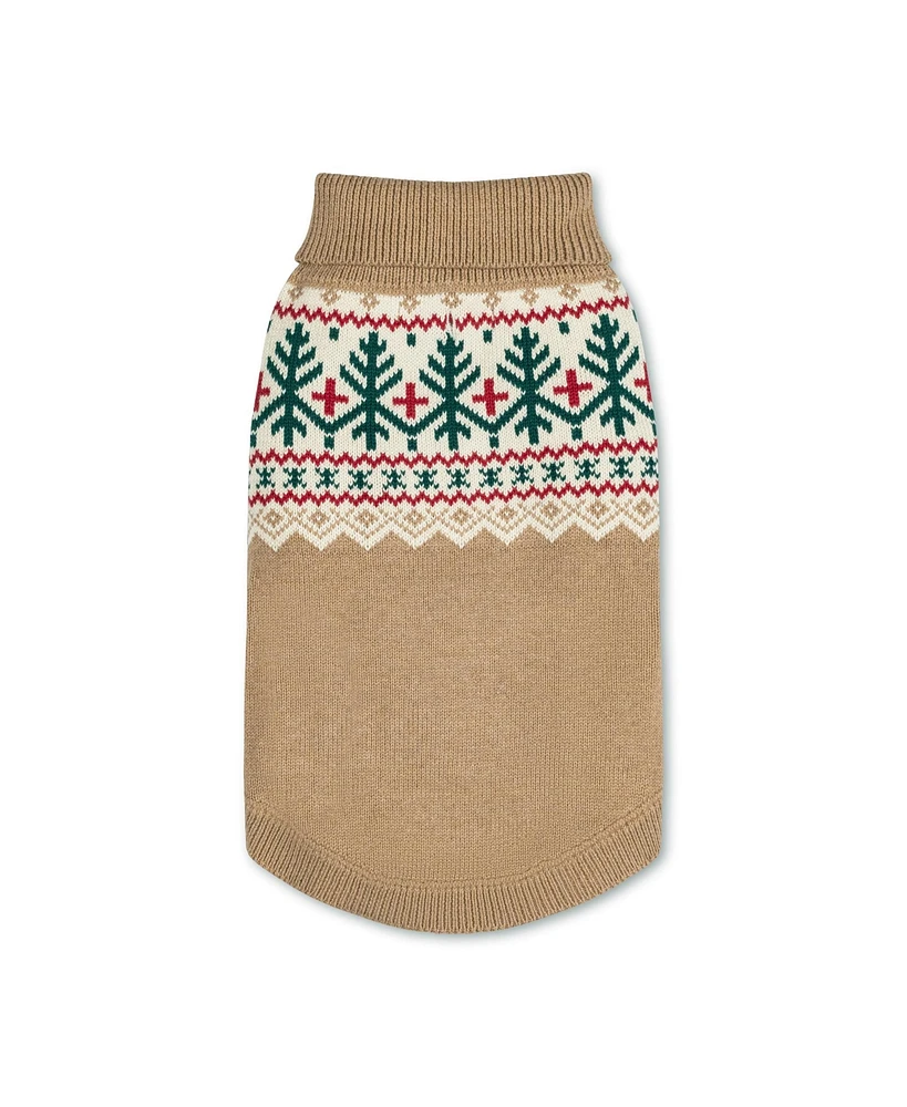 Hope & Henry Fair Isle Dog Sweater