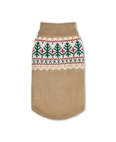 Hope & Henry Fair Isle Dog Sweater