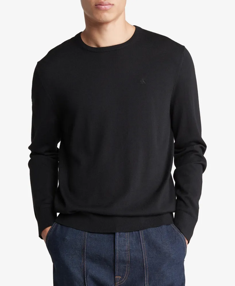 Calvin Klein Men's Extra Fine Merino Wool Blend Sweater