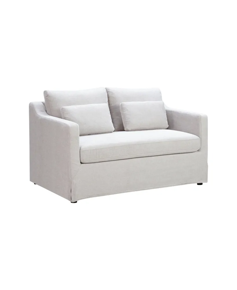 Lifestyle Solutions 58" Polyester Raleigh Loveseat