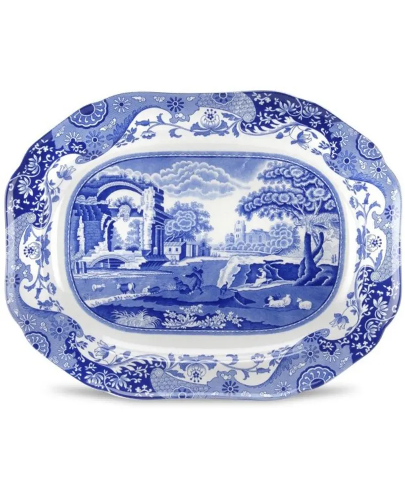 Spode Italian Serving Bowl and Platter Set, 2 Piece