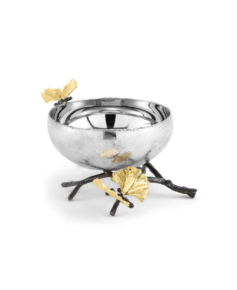 Butterfly Ginkgo Small Bowl - Gold