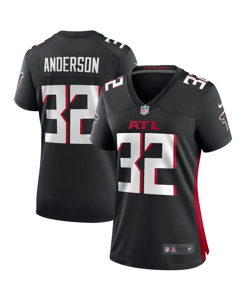 Women's Nike Jamal Anderson Black Atlanta Falcons Game Retired Player Jersey